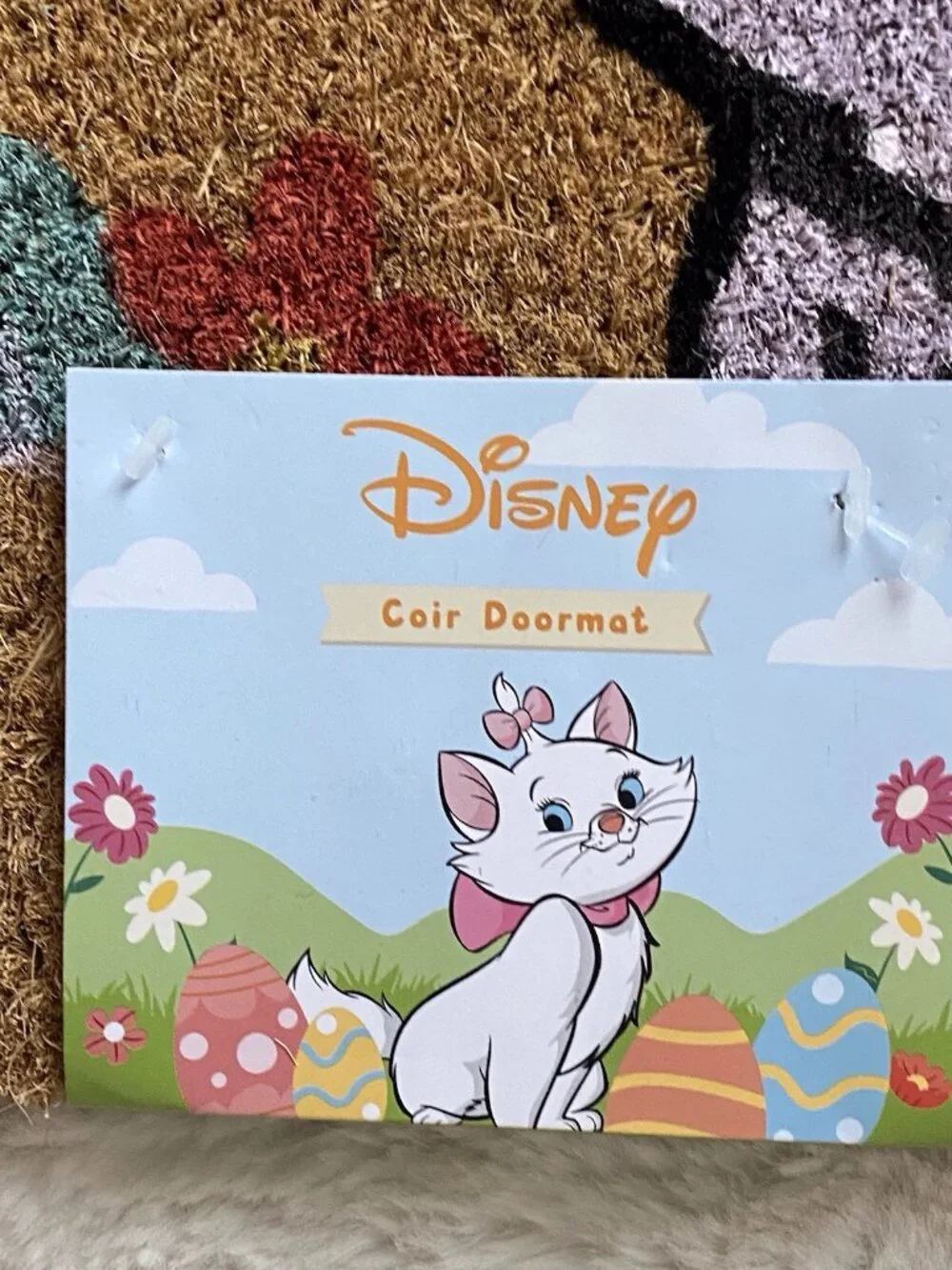 Disney The Aristocats Marie Home‎ Sweet Home Coir Welcome Door Mat 18” X 28” NEW